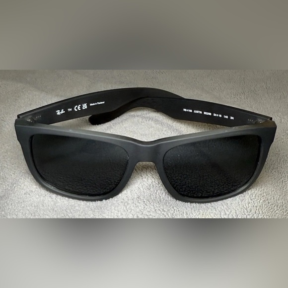 RAY BAN JUSTIN RB4165 852/88 54-16 MATTE GRAY FRAME ONLY $176 - Picture 10 of 12